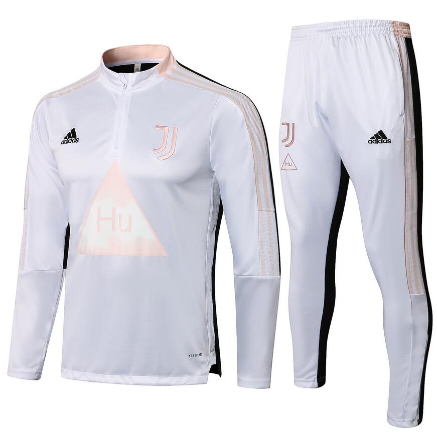 2021/22 Juventus White Training Kits Human Race Sweatshirt with Pants